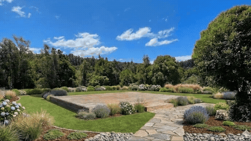 Exemplo de geração de vídeo mostrando walkthrough cinematográfico